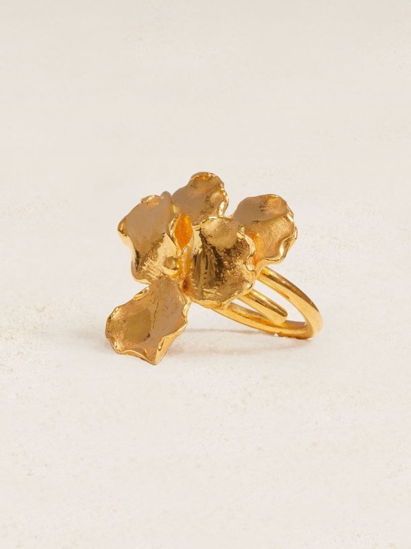 Panzè Ring in Plated Gold