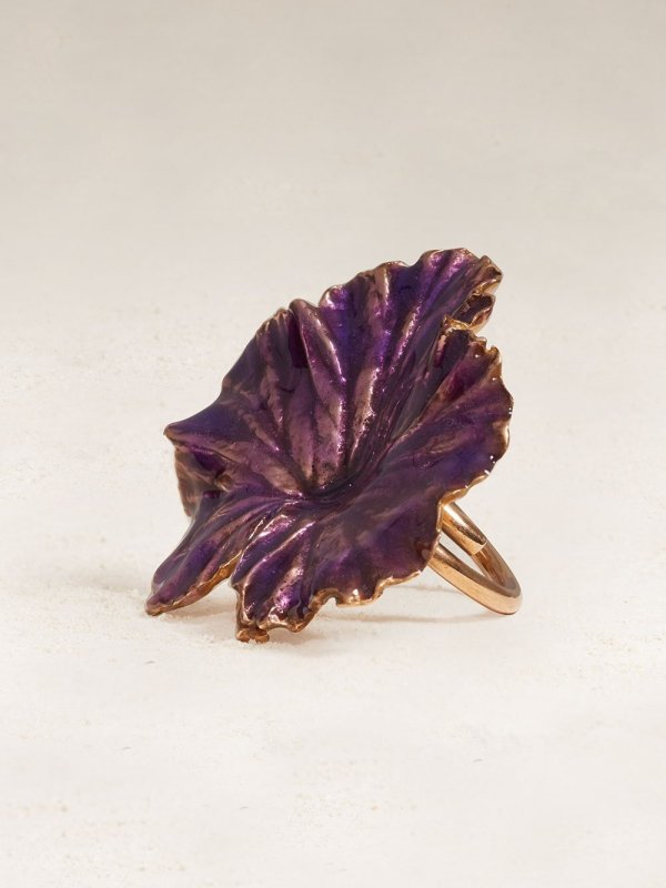 Malva Ring in Purple