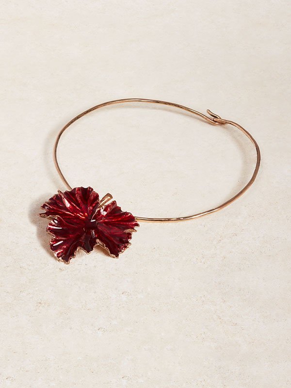 Malva Necklace in Cherry