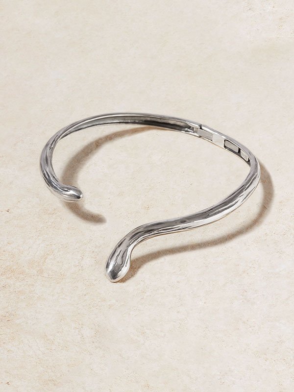 Snake Collar in Silver