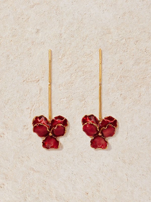 Panzè Earrings in Cherry