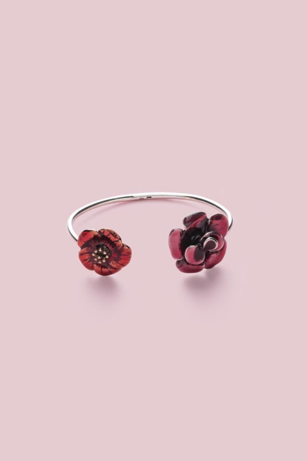 Bouquet Bangle in Pink and Cherry