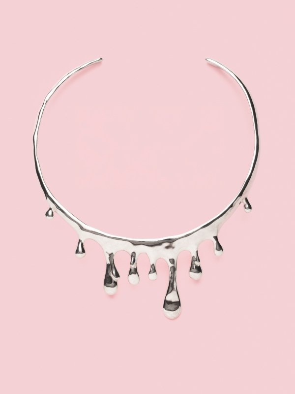 Gocce Necklace in Silver