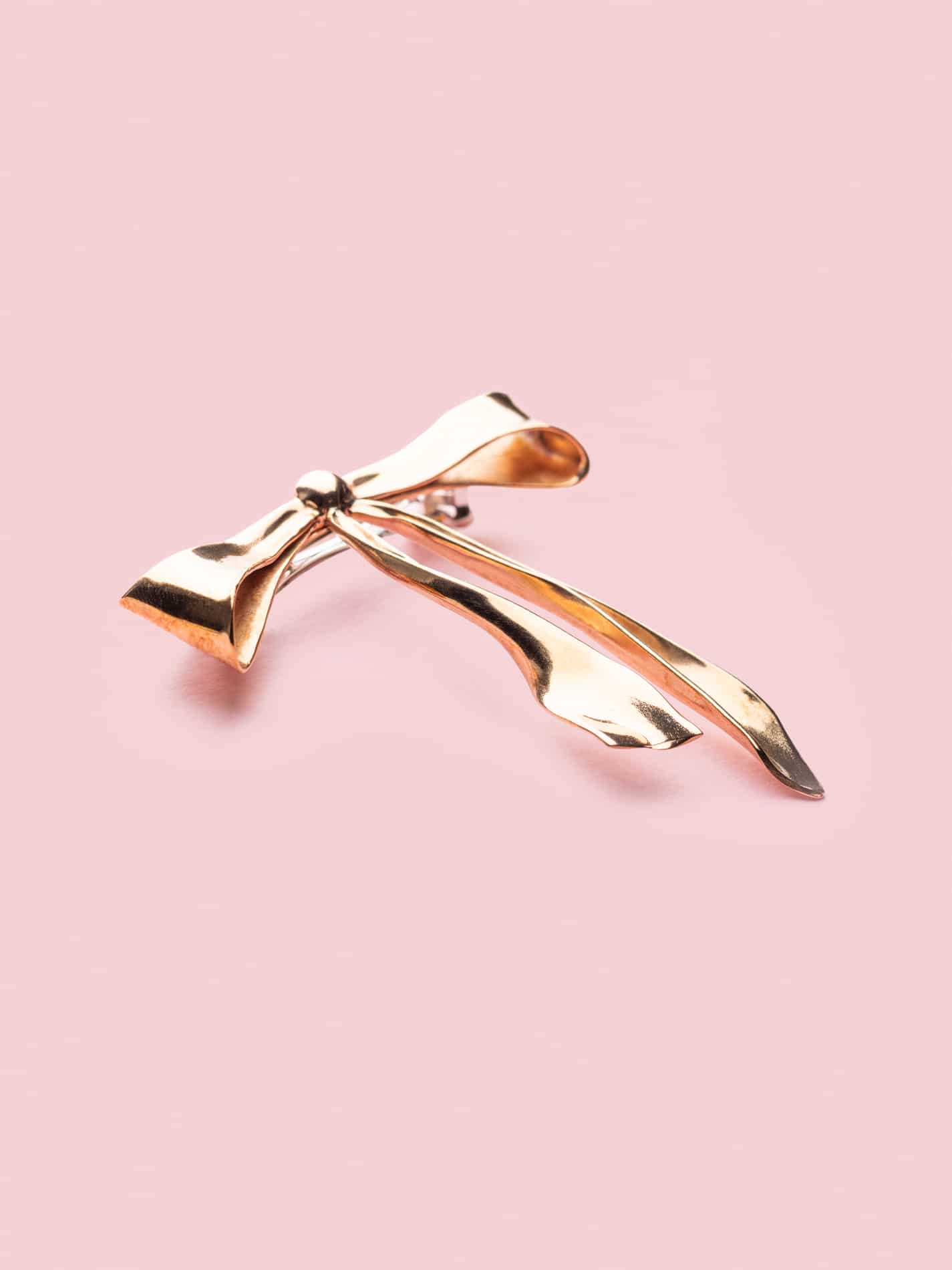 Fiocco Hairclip in Bronze