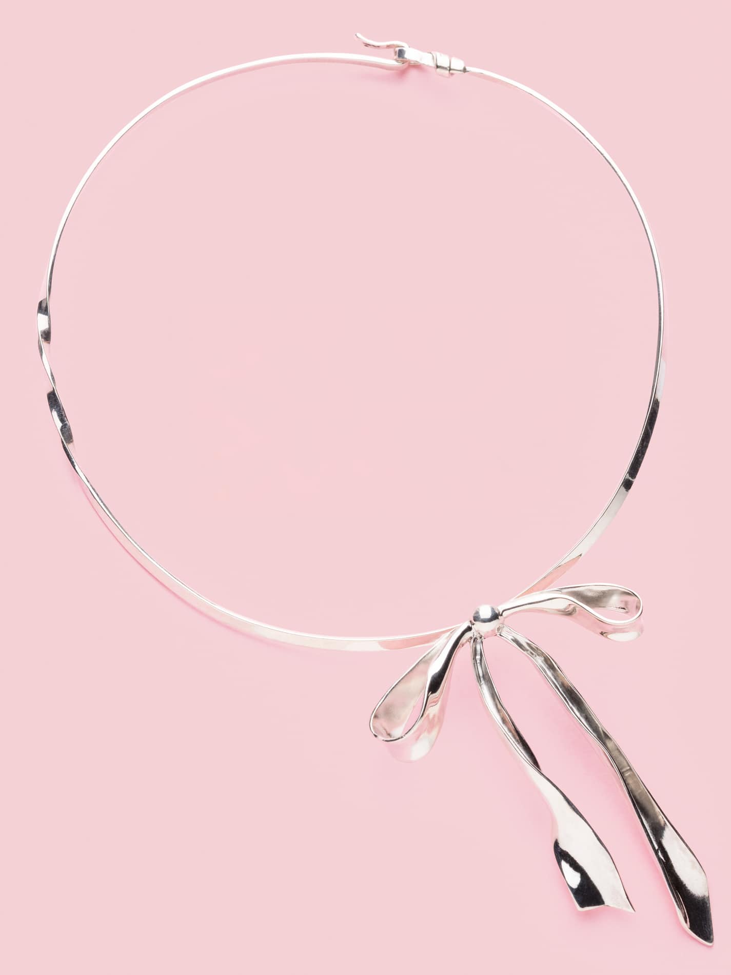 Fiocco Necklace in Silver