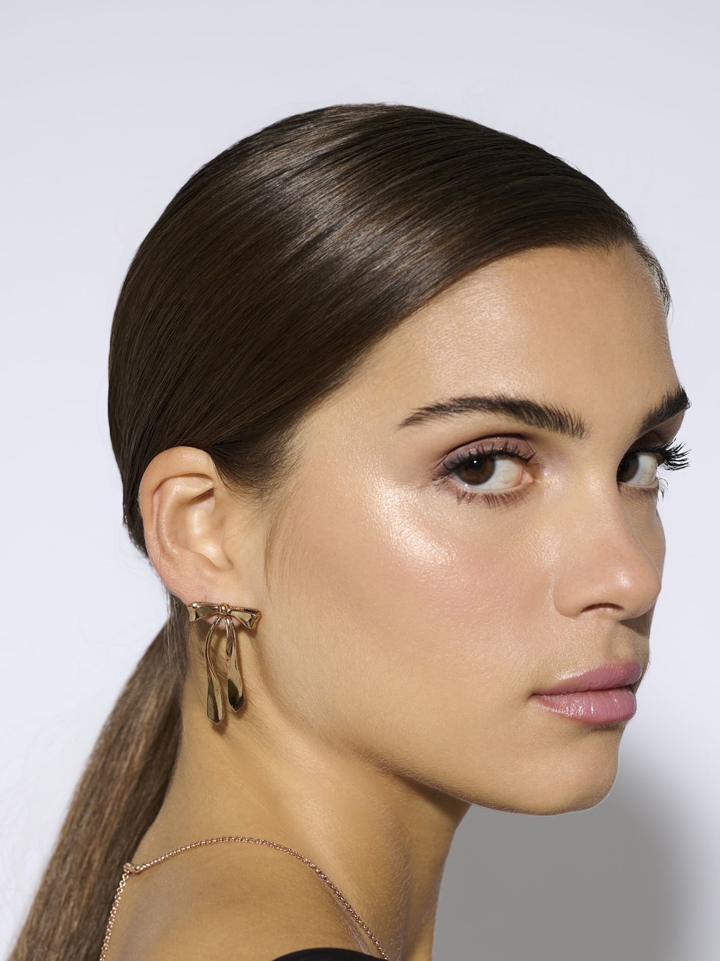 Fiocco Pin Earrings in Bronze M