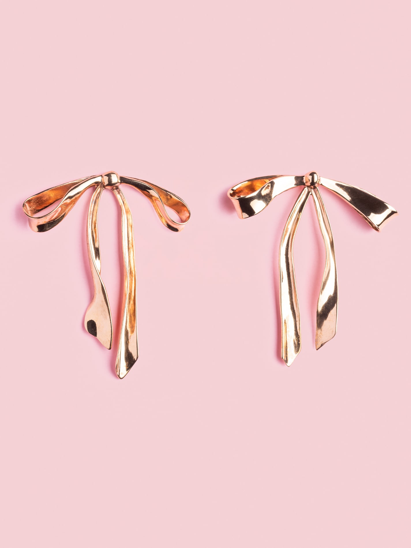 Fiocco Pin Earrings in Bronze L