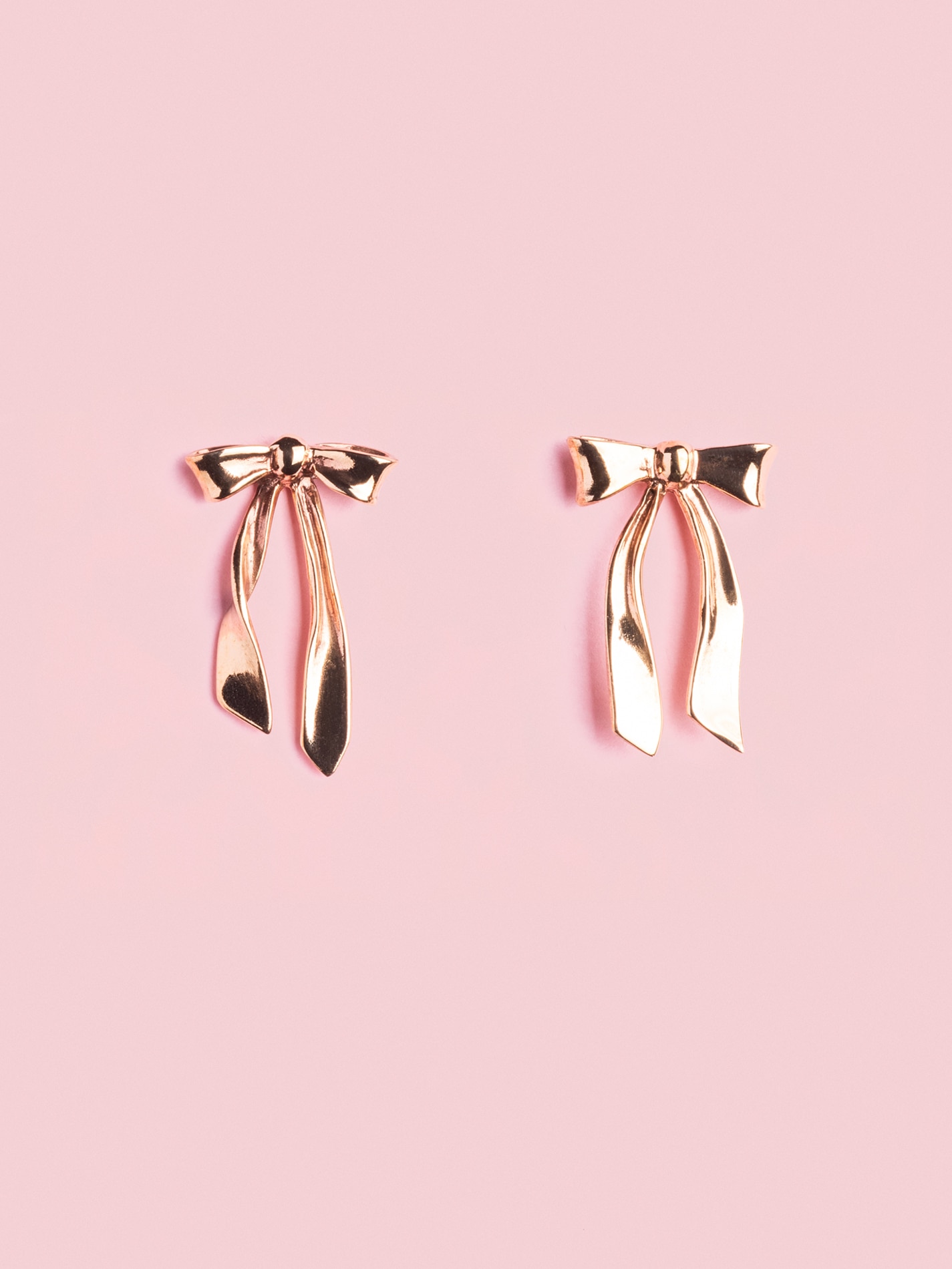 Fiocco Pin Earrings in Bronze S