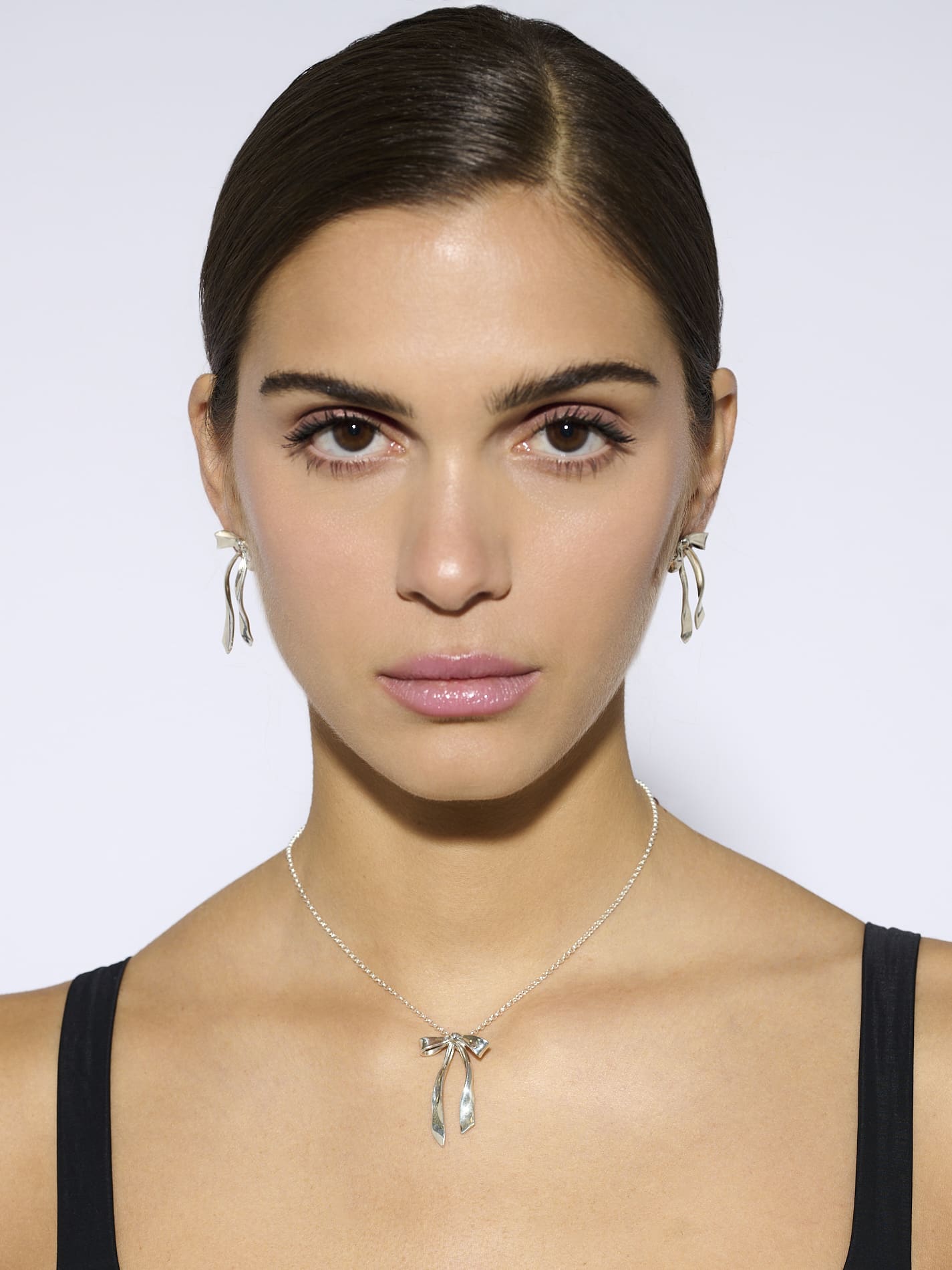 Fiocco Pendant Necklace in Silver S