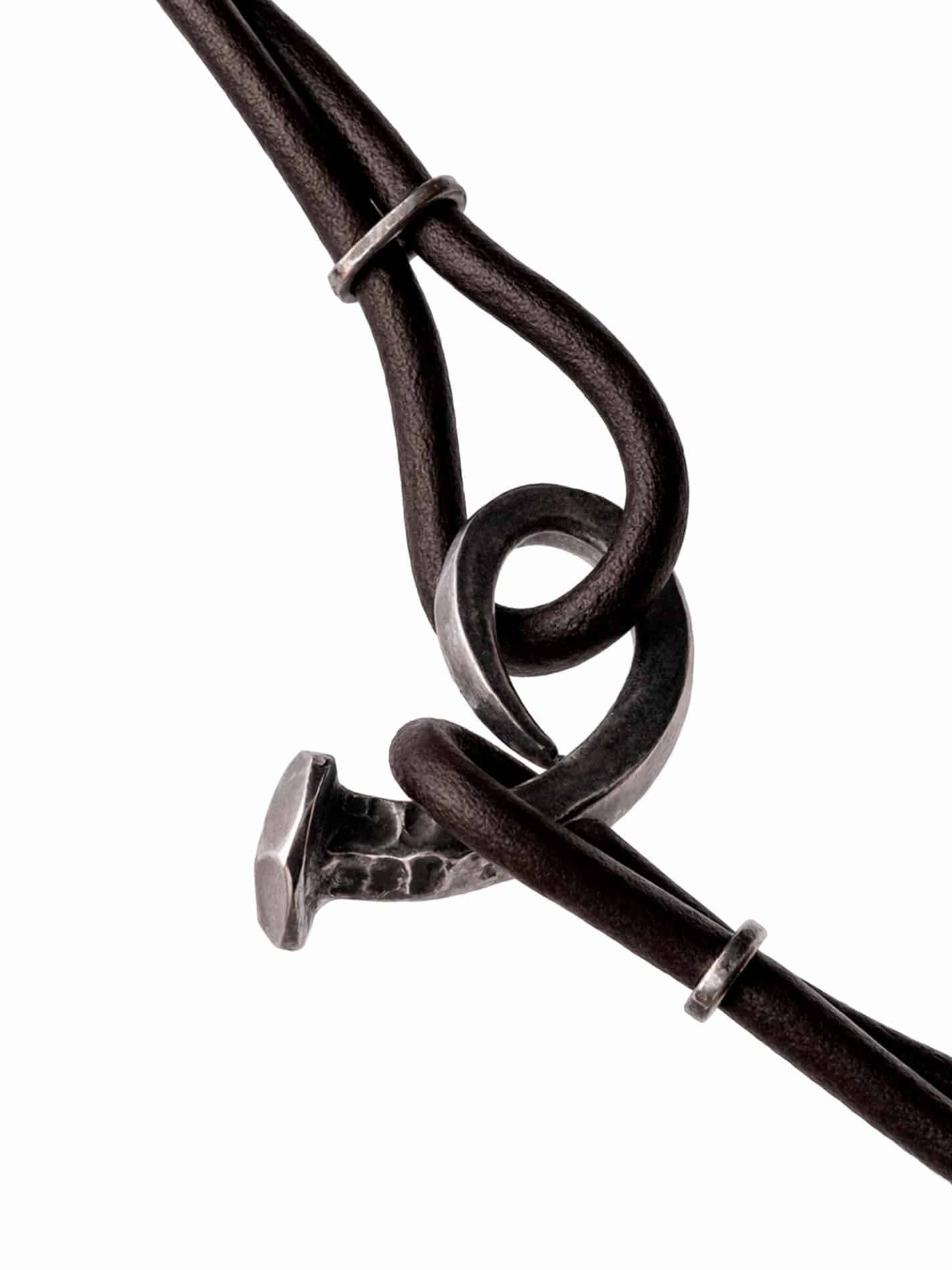 T-Nail Belt in Silver