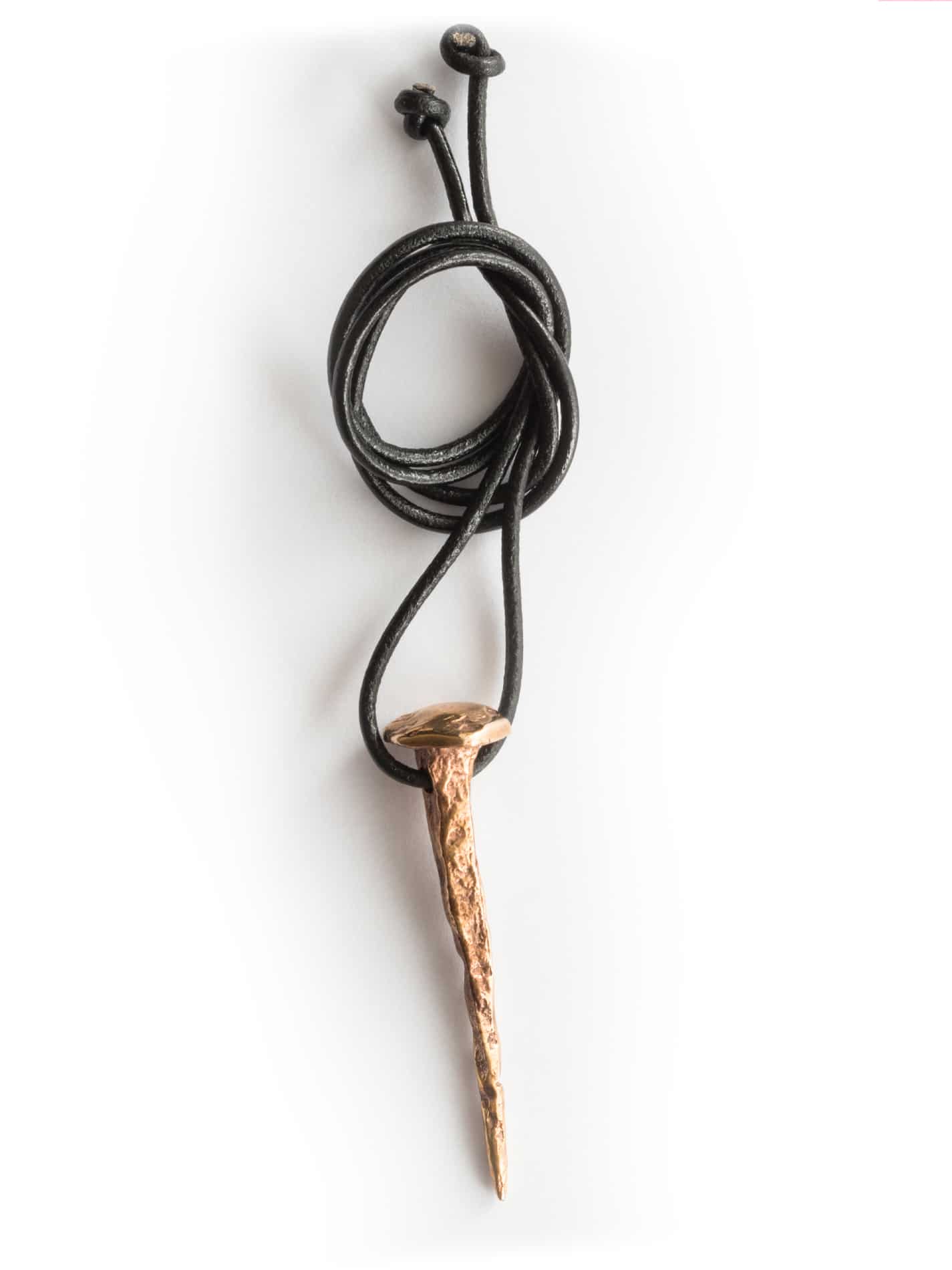 Nail Pendant in Bronze